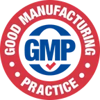 Trimoryn GMP certified facility badge